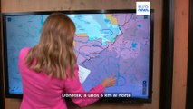 Mapa de la guerra | Intensos combates al norte del aeropuerto de Donetsk