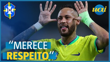 'Merece respeito', diz comentarista sobre Neymar