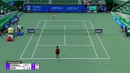 Podoroska comenzó con el pie derecho en Osaka