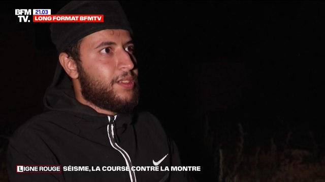 LIGNE ROUGE - Un habitant de Moulay Brahim découvre les dégâts du séisme dans les ruelles du village
