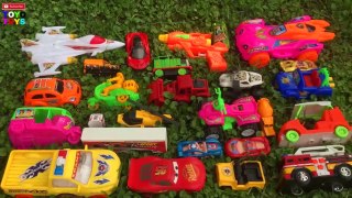 Toys finds on trees hangs_Mobil Car,Auto Rikshaw,Police car,helicopter,JCB,Bulldozer,Fighter jet