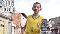 Conheça Vitinho, o garoto que fugiu de casa para ver a Seleção Brasileira no Mangueirão