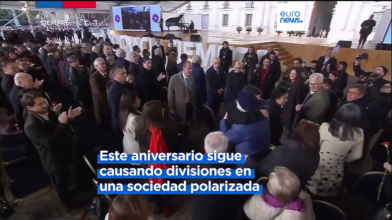 Chile conmemora el 50 aniversario del golpe de Estado contra el presidente Salvador Allende