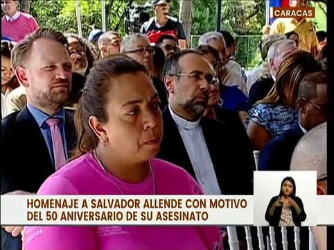 Caracas | Reinauguran Plaza Salvador Allende para honrar su legado histórico y revolucionario