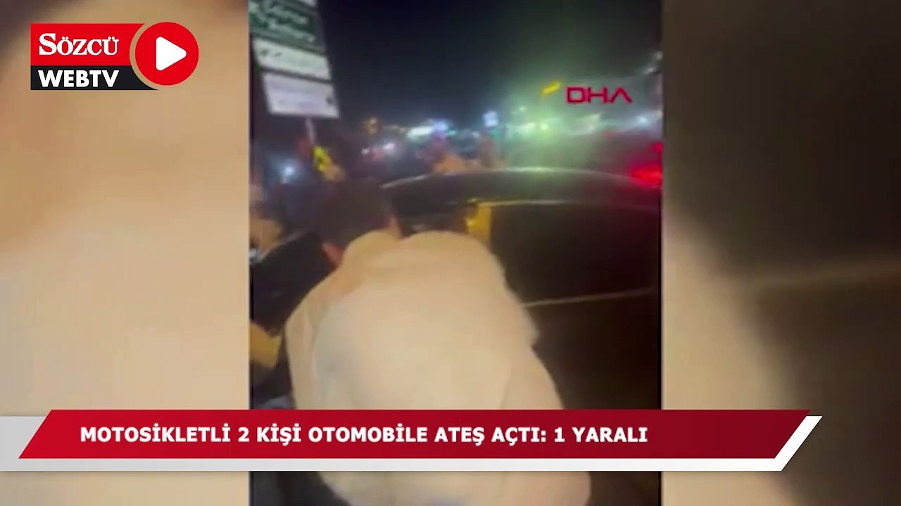 Küçükçekmece'de motosikletli 2 kişi trafik ışık...