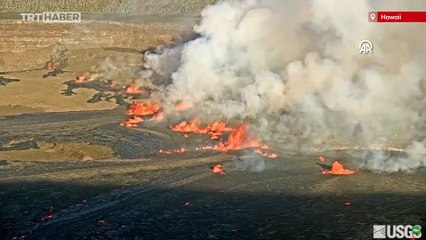 Hawaii'deki Kilauea Yanardağı 96 gün sonra tekrar faaliyete geçti