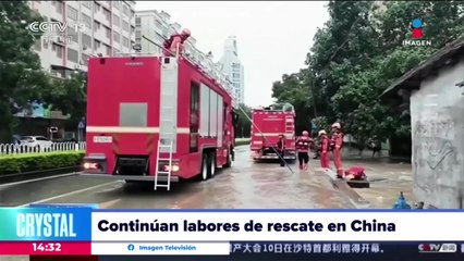 Continúan labores de rescate en China