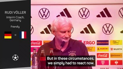 Völler says no option but to sack Flick as Germany coach
