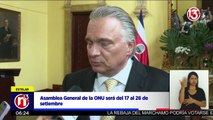 Presidente Rodrigo Chaves dará su discurso en la Asamblea de la ONU el próximo 19 de setiembre.