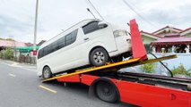 Loading a Passenger Van on a Tow truck