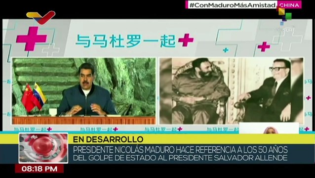 China: Presidente Nicolás Maduro recuerda los 50 años del Golpe de Estado contra el mandatario chileno Salvador Allende