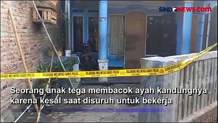 Anak Bacok Ayahnya di Sukabumi, Polisi: Kesal Disuruh Cari Kerja