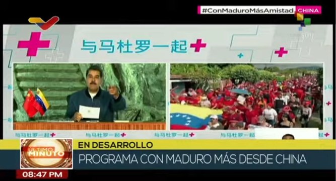 Pdte. Nicolás Maduro expresa compromiso del gobierno venezolano con el pueblo movilizado