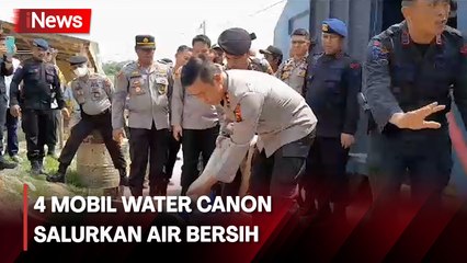 Kapolda Jambi Kerahkan 4 Mobil Water Canon Bantu Warga, 3 Bulan Kekeringan
