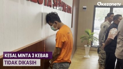Preman Tusuk Pedagang Kebab dengan Badik di Serang Ditangkap