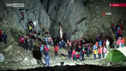 Mersin'de mağarada rahatsızlanan ABD'li dağcı kurtarıldı