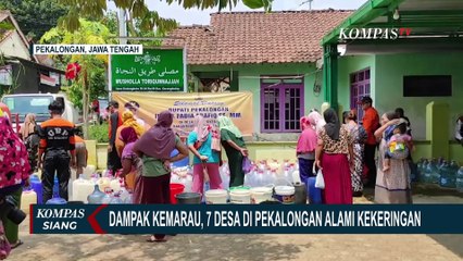 Descargar video: Sumur Mengering Akibat Kemarau Panjang, 7 Desa di Pekalongan Alami Krisis Air Bersih