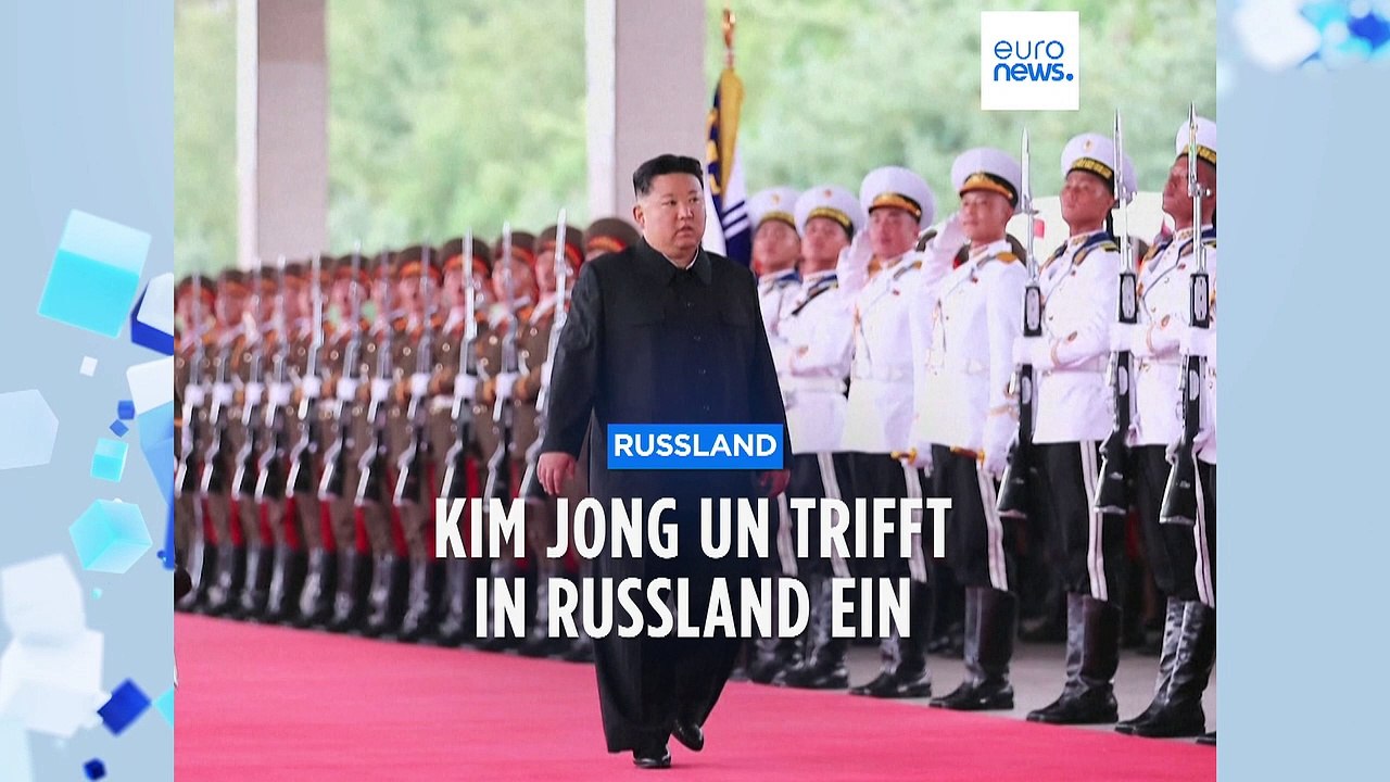 Im gepanzerten Zug: Kim Jong Un zu Gesprächen mit Putin in Russland eingetroffen