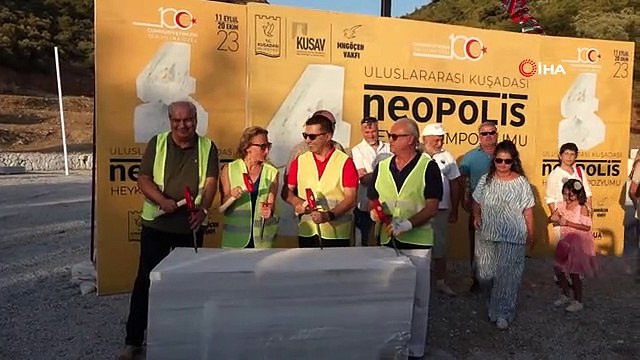 4. Uluslararası Kuşadası Neopolis Heykel Sempozyumu Başladı