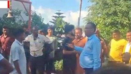 रामपुर: रामगंगा और कोसी नदी उफान पर, मंदिर का हिस्सा पानी में बहा