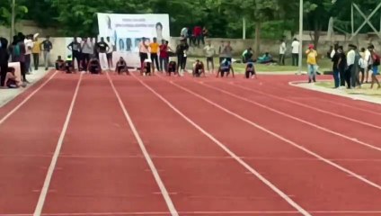 ग्रंथ महलावत ने 100 मीटर दौड़ में बनाया रिकार्ड, देखे वीडियो