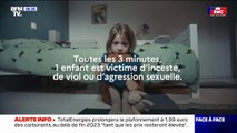 Inceste: le spot choc du gouvernement présenté par Charlotte Caubel, secrétaire d'État chargée de l'Enfance