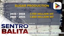 SRA, naghahanda na sa epekto ng El Niño sa supply ng asukal sa 2024