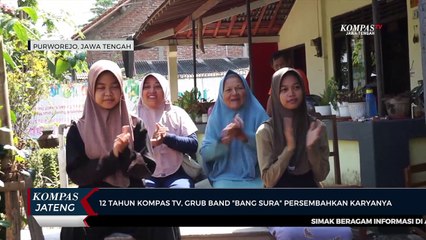12 Tahun Kompas TV, Grup Band Bang Sura Persembahkan Karyanya