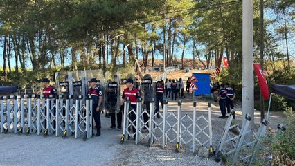 Akbelen’deki kamp alanı zorla boşaltılıyor