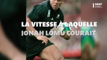 Voici la vitesse à laquelle Jonah Lomu, légende néo-zélandais du rugby, courait