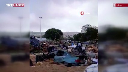 Libya'yı sel vurdu: Yağış miktarı son 40 yılın en yükseği
