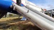 Rus yolcu uçağı, Sibirya'da acil iniş yaptı
