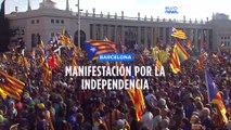 La Diada en Cataluña vuelve a ser escenario de reivindicaciones independentistas