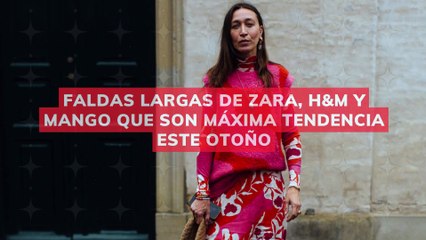 FALDAS LARGAS DE ZARA, H_M Y MANGO QUE SON MÁXIMA TENDENCIA ESTE OTOÑO