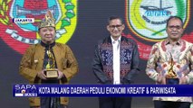 Kota Malang Terima Apresiasi Daerah Peduli Inovasi Kreatif dan Pariwisata dari Kompastv