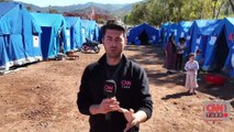 CNN TÜRK Fas'ta deprem bölgesinde! Çadırkent kuruldu