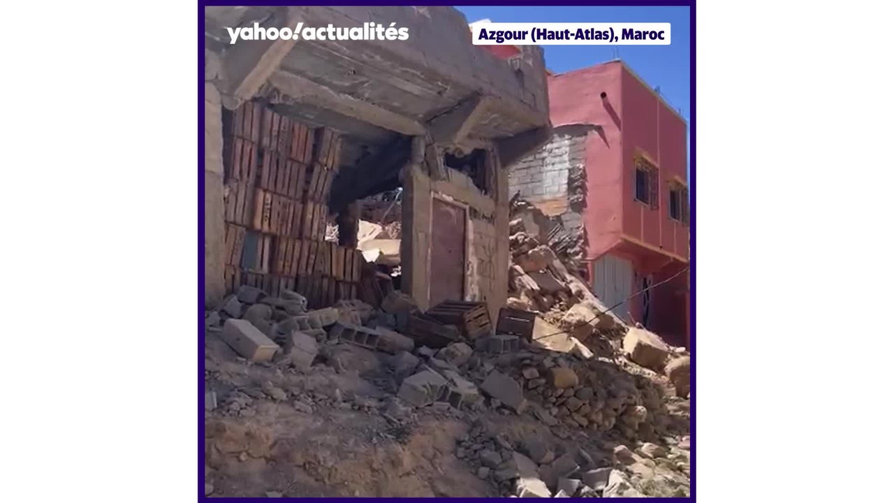 Séisme au Maroc : les images d'Azgour, village dévasté par la catastrophe