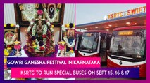 Gowri Ganesha Festival 2023 In Karnataka: KSRTC To Run Special Buses On September 15, 16 & 17