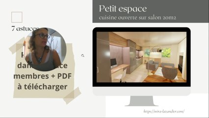 Aménager un petit espace cuisine ouverte sur salon 20m2 : 7 règles à respecter