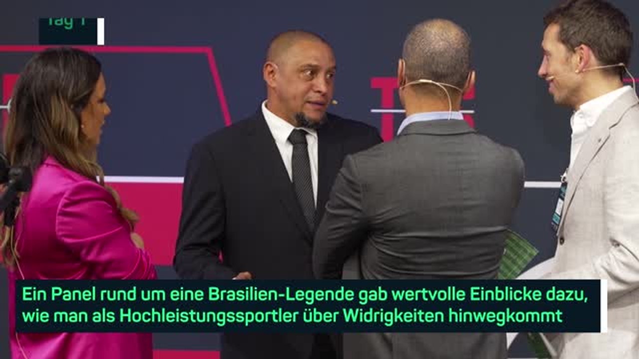 Carlos, evra und co. beim thinking football summit