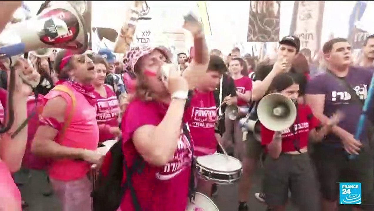 Protests as Israel top court hears petitions against divisive judicial reform