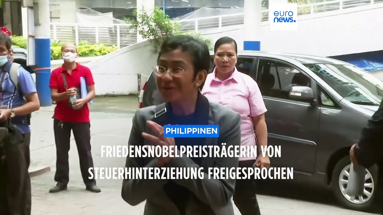Friedensnobelpreisträgerin Maria Ressa von Steuerhinterziehung freigesprochen