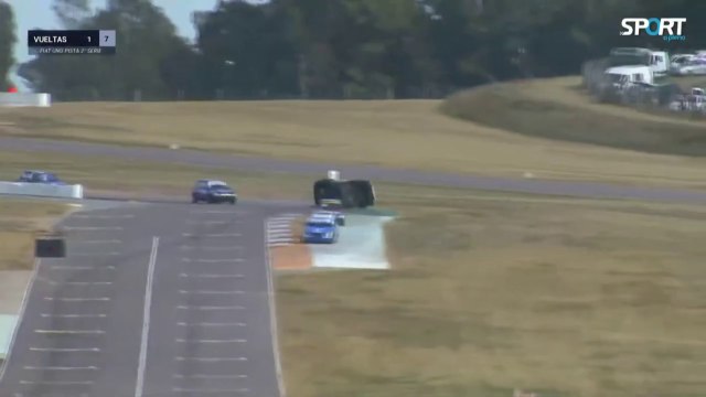 Fiat Uno Pista 2023 Bahia Blanca 2 Race 2 Arevalo Flip