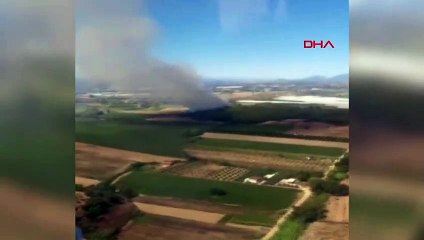 Manavgat'ta Orman Yangınına Havadan ve Karadan Müdahale Başladı