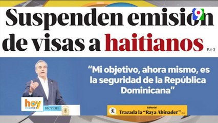 ¿Presidente hace bien con poner limitaciones a Haití? | Hoy Mismo