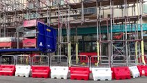 The Landmark Building in Bexhill, East Sussex, is having work done to remove its cladding