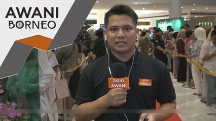 Warga Kuching tidak sabar menanti keberangkatan tiba Agong