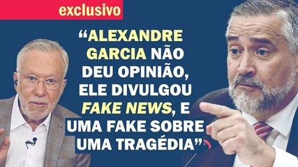 MINISTRO PAULO PIMENTA DISCORDA DA GLOBO E DEFENDE AÇÃO CONTRA FAKE DE ALEXANDRE GARCIA | Cortes 247