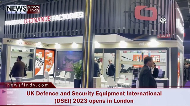 UK Defence and Security Equipment International (DSEI) 2023 opens in London