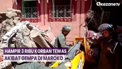 Скачать видео: Korban Gempa Maroko Tewas Tertimbun Puing Reruntuhan